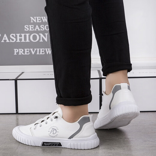 Changxiang Huili shoes for men 2025 spring and summer new style breathable student sports and casual men's shoes white shoes men's soft sole shoes FH-Dingli XF719 white 39