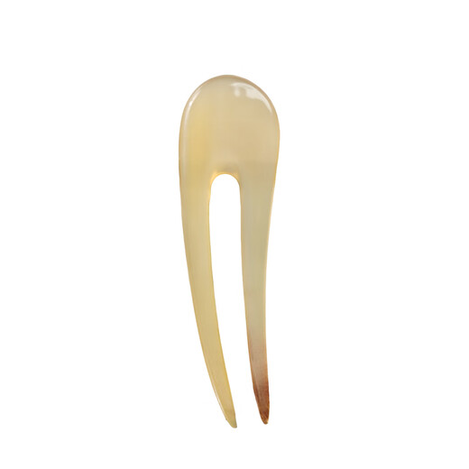 Biyun ox horn hairpin, high-end hair accessories, simple hairpin headgear for girls, ancient style U-shaped hairpin, ox horn hairpin