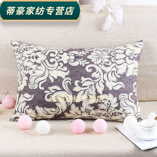 Rongtao 2023 new sofa pillow cover rectangular core-free cushion canvas pillow long backrest living room backrest staggered space fine canvas 60X80 core-free