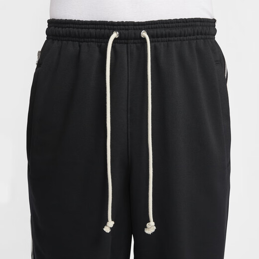 Nike (Nike) Offizielle Therma-Fit-Männer plus Fleece-Basketballhose warm HJ3884 010 Schwarz/Licht Elfenbein Weiß XL