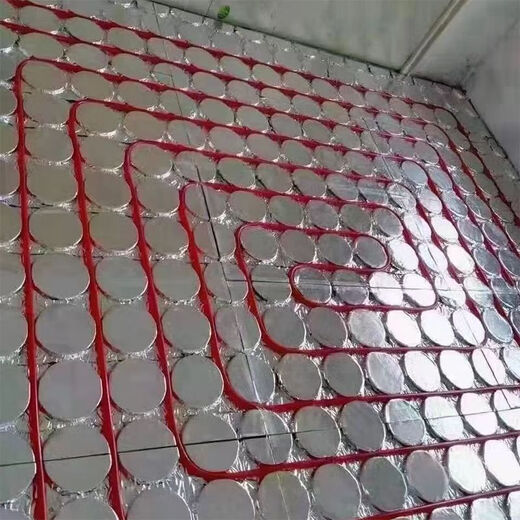 Floor heating module floor heating free backfill aluminum foil dry floor heating high temperature resistant floor heating pad home heating green module 20 tubes 20 distance default