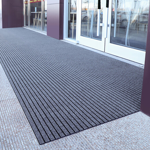 Dirong carpet stripes 1.2 meters wide * 1 meter long black and gray