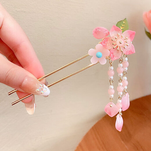 Mrs win (Mrs win) ancient style Hanfu hairpin children's costume headwear Chinese style rocking tassel hairpin hair ornaments girls' hairpins Lianxin