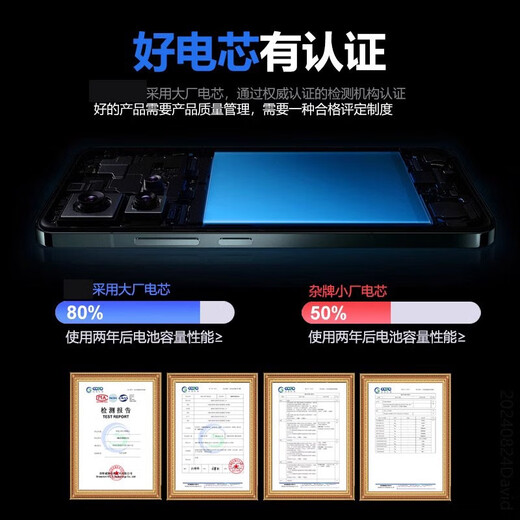 Applicable à la batterie de téléphone mobile OPPOR17PRO R9SPLUSR11R11SPR15X Téléphone mobile grande capacité Original électrique 1MAH applicable à R17PRO BLP679
