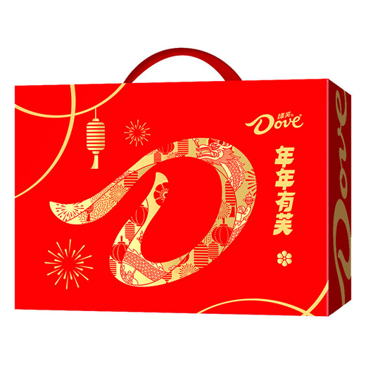 Caja de regalo de Navidad de chocolate Dove con 684g Candy Mix Mezcla de Año Nuevo Mezclados con sabores