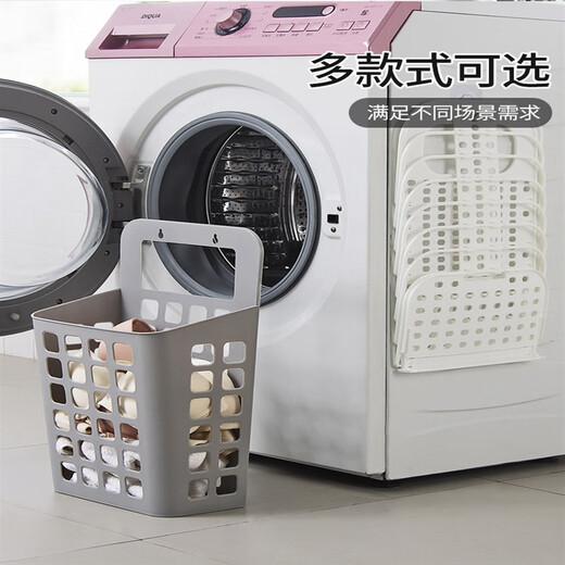 Muran Noel wall-mounted dirty clothes basket foldable bathroom dirty clothes basket laundry basket bathroom household storage basket dirty clothes basket large white