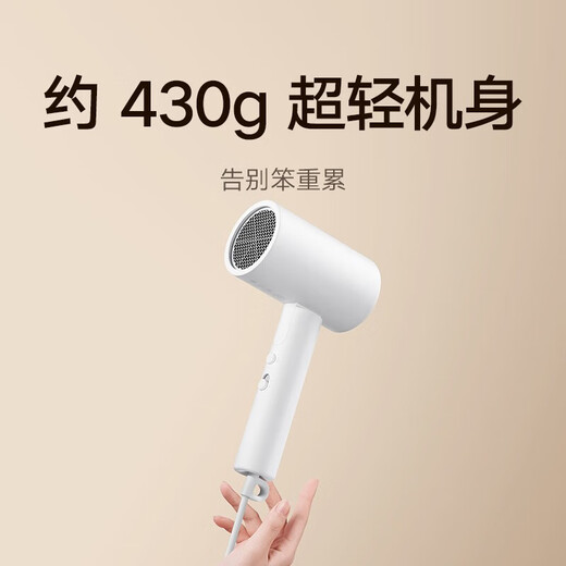 Mijia Xiaomi Portable Hair Dryer H101 Folding Hair Dryer Negative Ion Hair Care Travel Hotel Storage Hair Dryer Strong Wind Overheating Protection With Suspension Hook Portable Hair Dryer H101 Pink
