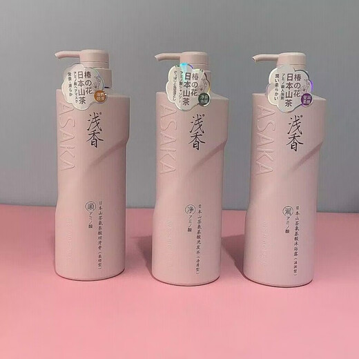Suka [offizielles Geschäft] Suka Japanische Kamellien Aminosäure Shampoo Feuchtigkeitsfeuchtigkeit und weicher Shampoo lang anhaltende Geschmackskontrolle Kamelien-Duft weicher Creme 728g