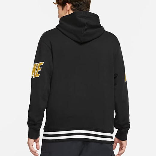 Nike (NIKE) sweatshirt jacket men's summer new sports hooded fashionable loose casual comfortable pullover DD6169-010 DD6169-010 Black inner lining S