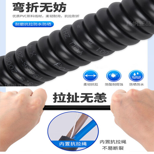 CLCEY ALIMENTO ANTI-FRABAJE Cable suave Cable de 6 cuadros alambre de alambre 2 núcleo 3 núcleo 15254 a prueba cuadrada de trifas al aire libre RVV3 núcleo 10 cuadrado 100m 100m