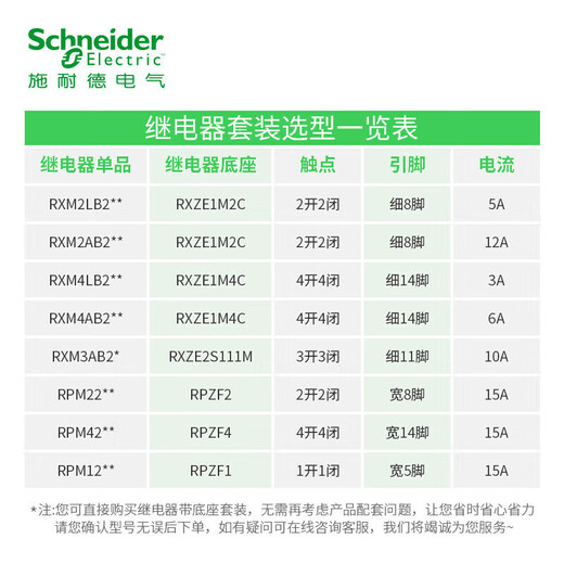 Relais intermédiaire Schneider avec base 2 RXM*A 8 broches 24VDC 5A avec lumière RXM2LB2BD+RXZE1M2C