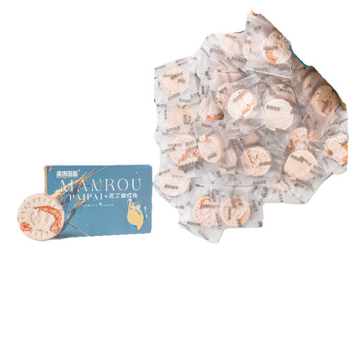 Barbarian Pie Pie Freeze-dried Krill Cake Barbarian Pie Pie Pet Snacks Fattening Hair and Cheeks Beautifying Skin Care Antarctic Krill Chicken Patty 100g Krill Cake 100g