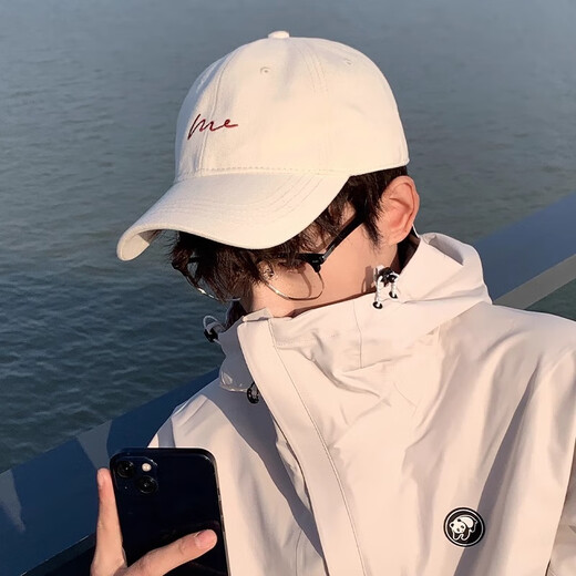 Meman Baseball Hat Herren Frühling und Sommer Big Head Circum Trendy Marke vertiefen und vergrößerte Männer im Freien breit gebogen