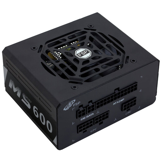 FSP rated 600W classic MS600 power supply (SFX power supply/full module/8cm temperature controlled fan/solid capacitor)