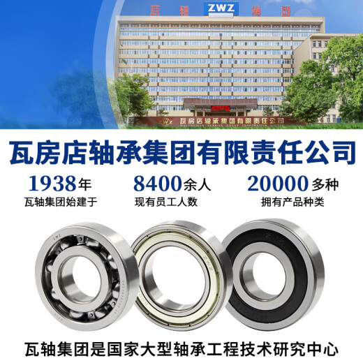 ZWZ瓦房店6208轴承C3Z2高压防爆高速电机轴承6204-2RS高精度高转速替代进口轴承 6209【45*85*19】 2RS/C3Z2胶盖密封
