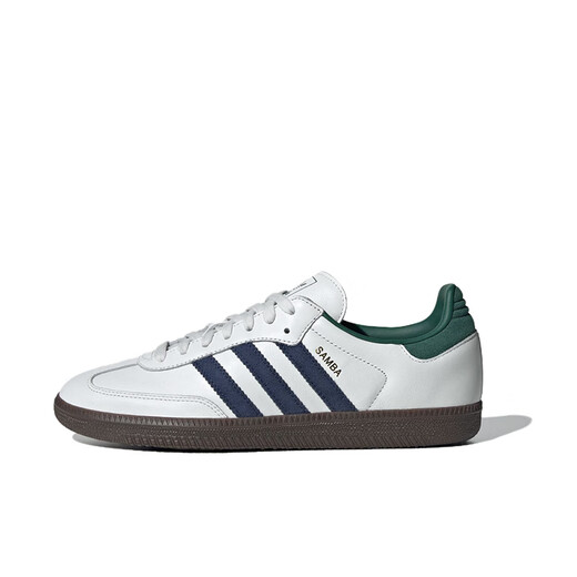 Adidas Samba OG Shoes German Training Shoes New White White Green y Blue Casual Shoes IH4882 White IH4882 40.5