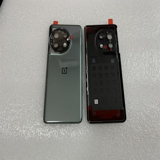 Suitable for one uls one plus 11 pure original back cover glass one plus 11 mobile phone back case battery cover back case one plus 11 original back cover instant green with frameless