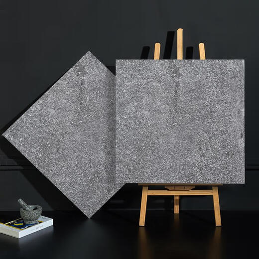 华欣硕哑光干粒面通体瓷砖600x600仿古砖院子餐厅防滑地砖火锅店地板砖 M6626 600*600