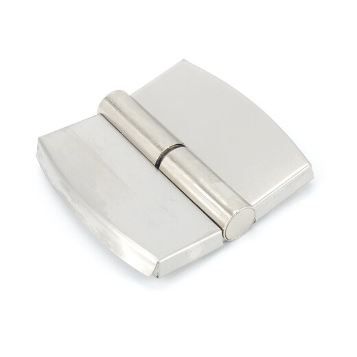 Bingyu stainless steel partition hinge public toilet self-closing door removable hinge left stainless steel cover + alloy 2 pieces BH-587