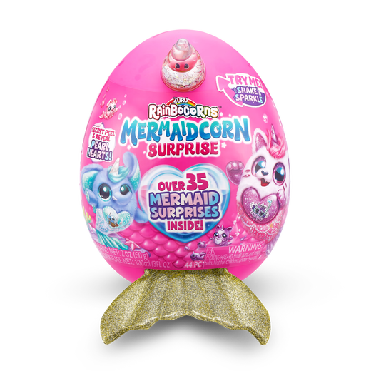ZURU Yunbo Unicorn Magic Egg Mermaid Surprise Blind Box Girls Toy Plush Doll