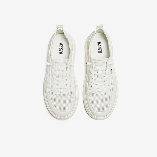 Mejor 2025 Summer Shopping Mall Nuevo zapatos deportivos al aire libre transpirables zapatos de casualidad de hombres gruesos w9859bm5 blanco 42
