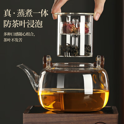 Shangyanfang glass teapot thickened high temperature resistant single teapot household large capacity electric ceramic stove special kettle