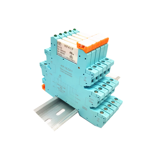 Hongfa HF41F-024-ZS chip terminal relay module 41F-1Z-C2-C4-1 spring base HF41F/24-ZST individual relay