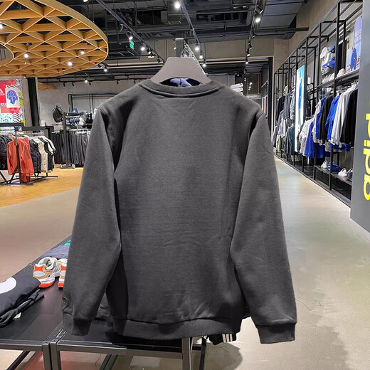 Li ning Sweatshirt Herren 2023 Sportserie Herren Winter Casual Lose Plüsch warme Pullover Top AWDT753 AWDT753-4 Schwarz XL