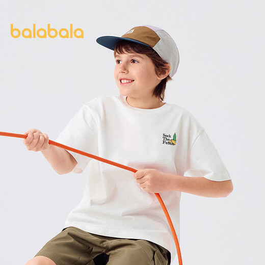 BALABALA-Kinderkleidung, Kinder mit kurzem Ärmeln, T-Shirt, Jungen und Mädchen, große Kinder 2025 Sommerkleidung, schnell trocknete Mode 208225117215