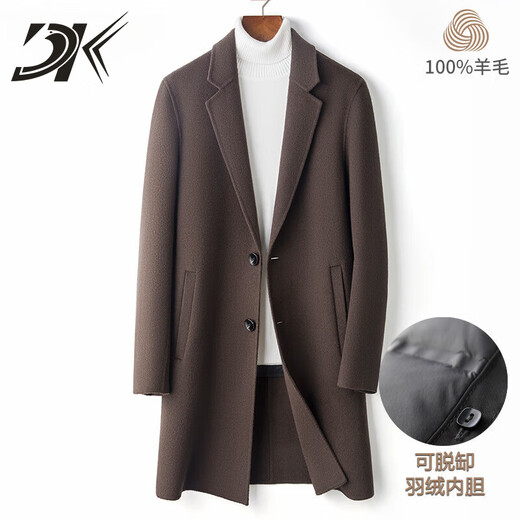 DK Light Luxury Men's Clothing 100% Pure Wool Двойная шерстяная шерстя