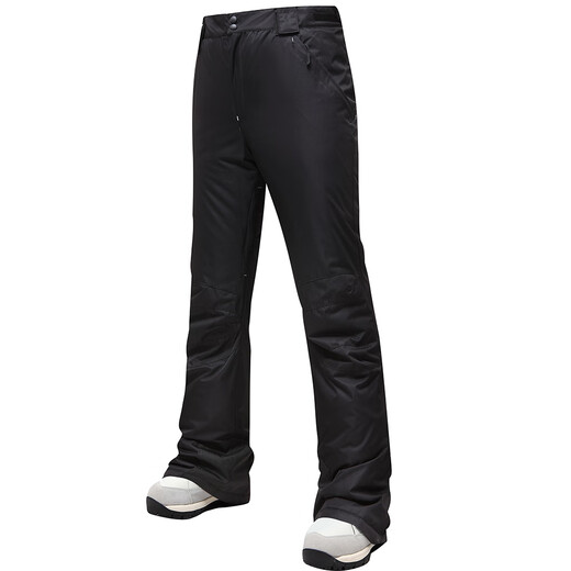 Mutu Snow Single and Double Board Thickened Warm Ski Pants 1905 Black M