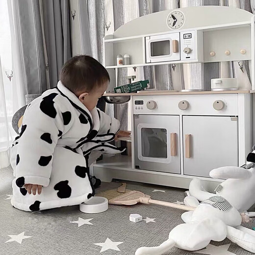 Lizhi niños jugando a la casa juguetes de cocina herramientas de barbacoa de madera mesa muñeca simulación de cocción para cocción hogareño utensilios de cocina región de madera cocina japonesa a estilo [rosa]