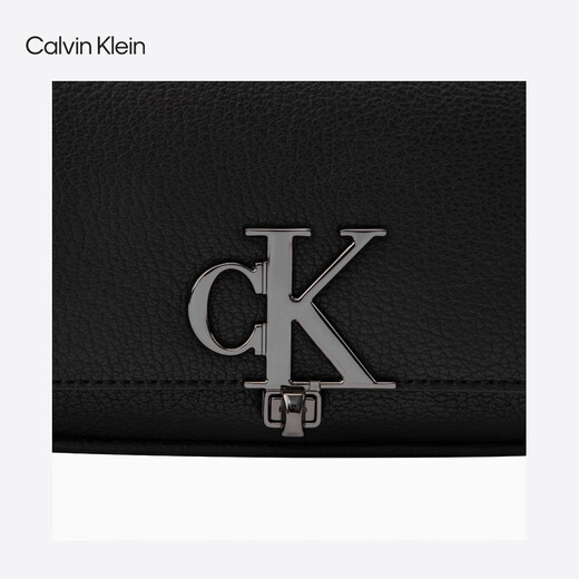 Calvin Klein fashion shoulder bag gift chain bag metal letter turn buckle flip CK women's bag crossbody saddle bag DH3240