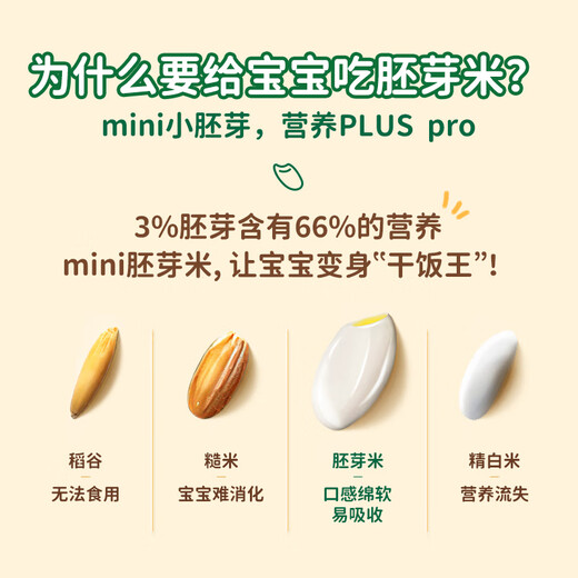 Grandpa's farm organic germ rice 2700g gift box gift cereal rice porridge children's nutritional breakfast staple homemade complementary food