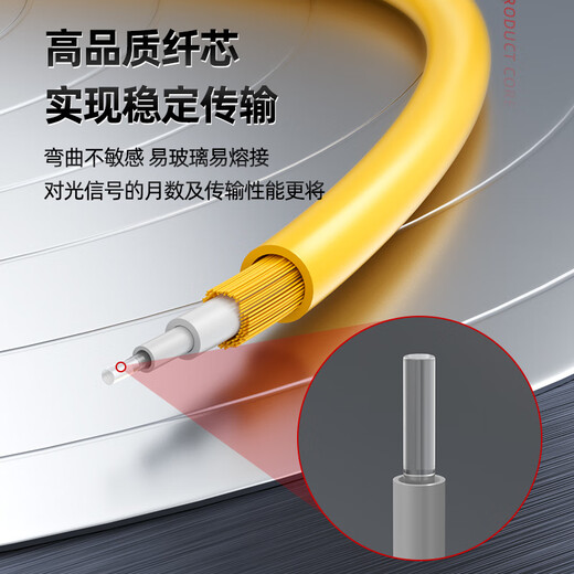 Nokoxin fiber jumper single mode single core SC/APC connector fiber pigtail SC/UPC-FC/APC 1 meter
