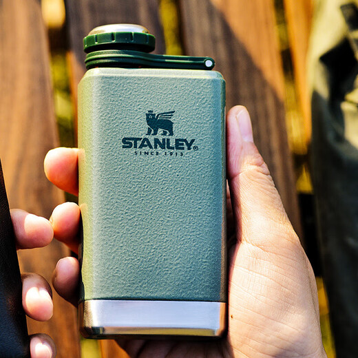 STANLEY American hip flask men's stainless steel portable industrial style liquor white flask green flask 148ml