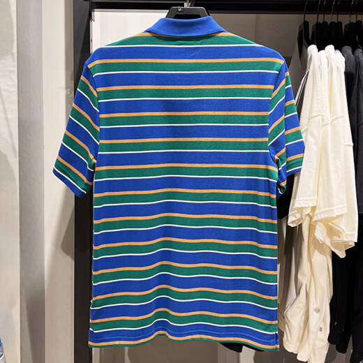 耐克（NIKE）短袖POLO衫男装夏季新款潮流时尚条纹运动服休闲翻领T恤半袖上衣 FN3897-480 S