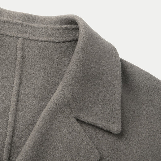 Heilan House (HLA) Coat Men's 24 Autumn and Winter New Style Pure Sheep Wool Business Gentleman Warm and Comfortable Top Men's Jacket Khaki 06 XL/180 Recommended 76~82kg