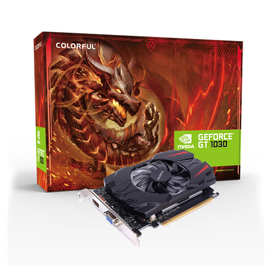 Colorful GT 1030 4G Gold Edition 2G Gaming and Office Independent Computer Graphics Card GT1030 Gold Edition 2G D5 Genuine licensed product Three-year warranty Brand new and original