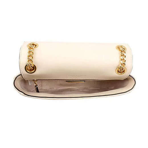 Tang Liboqi (Tory Burch) Willa Umhängetasche TB Damens Bag Mode Mody Damen Diamond Side Schulter Crossbody Geschenk für Freundin Urlaubs Geschenk Creme Weiß 87863-724 25*9*19cm