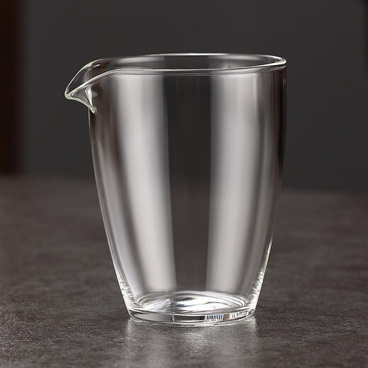 Jiutang thickened fair cup glass high-end heat-resistant Kung Fu tea set tea dispenser tea ceremony accessories tea making cup Japanese style plain glass fair cup