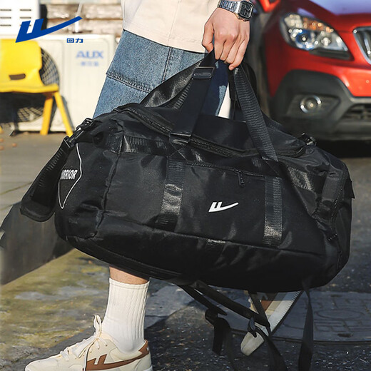 Pull back large capacity travel bag men's backpack diagonal shoulder portable sports mountaineering bag business trip luggage bag computer backpack