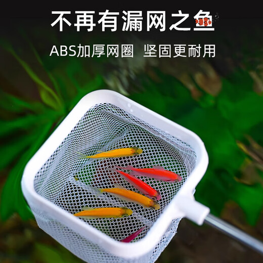 派乐特鱼缸鱼捞网网捞鱼小号3d渔捞网兜密网手抄鱼网热带观赏鱼可伸缩