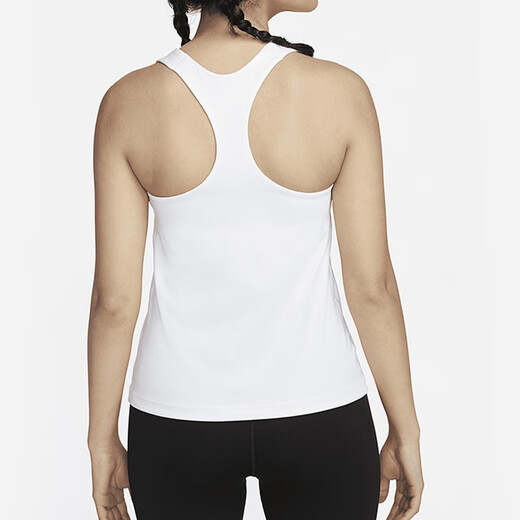 耐克（NIKE）耐克 女子中度支撑健身训练休闲透气无袖背心DV9898-100-320 DV9898-100 S
