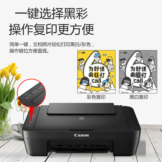 佳能（Canon）MG2541/70彩色喷墨打印机,A4自动双面打印手机WIFI无线打印复印扫描一体机家用学生作业照片 佳能TS3660【无线三合一+A4单面打印】 官方标配【原装原厂墨盒+不可加墨】