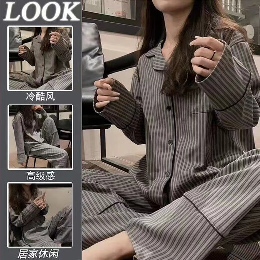 Pushui Fangfang Mickey Ice Silk Pajamas Women's Long Sleeve Sweet Home Clothing zd-728-101# Cartoon Mickey 180 XL