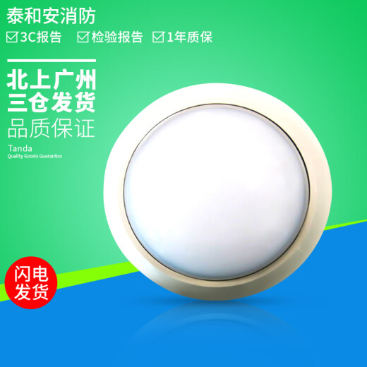 集中电源控制型消防应急照明灯具吸顶嵌墙式疏散照明指示灯 TS-ZFJC-E5W-6625A 吸顶式