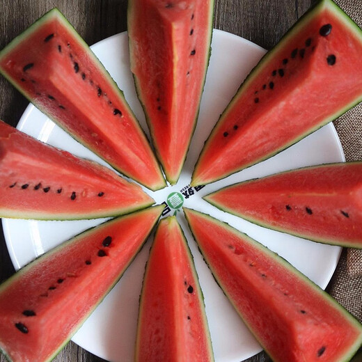 Shouhe Black Beauty Black Skin Watermelon Seeds Extra Sweet Early Maturing Extra Large Melon Seeds Shouguang Vegetables and Fruits Winter and Spring Watermelon Seeds Shouhe Big Fruit Black Beauty Seeds 20 capsules (original)