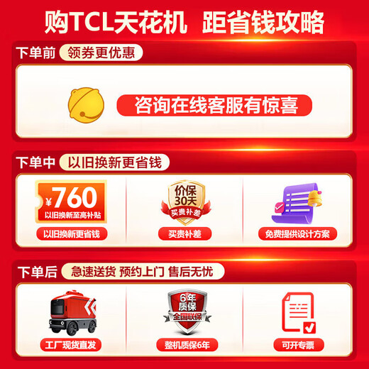 TCL central air conditioner 5 HP ceiling unit frequency conversion first level energy efficiency 3 HP embedded ceiling air conditioner One to one well unit shop hotel office factory ceiling commercial air conditioner large 5 HP three level energy efficiency fixed frequency heating and cooling (dual fan 380v)