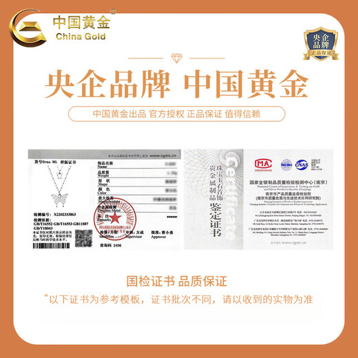 China Gold (China Gold) Silber Halskette für Mädchen Schmetterling Sterling Silber Halskette für leichte Luxus Nische High-End Valentinstag Geburtstagsgeschenk für Freundin und Frau 925 Silber * süße Schmetterling Halskette [CICC-Geschenkbox]